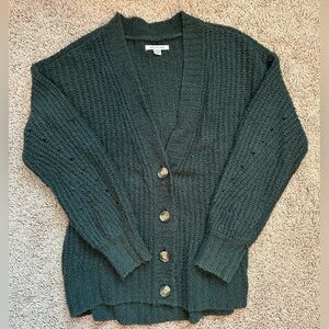 American Eagle Dark Green Cardigan